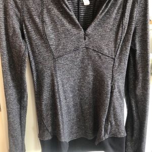 Lululemon gray quarter zip